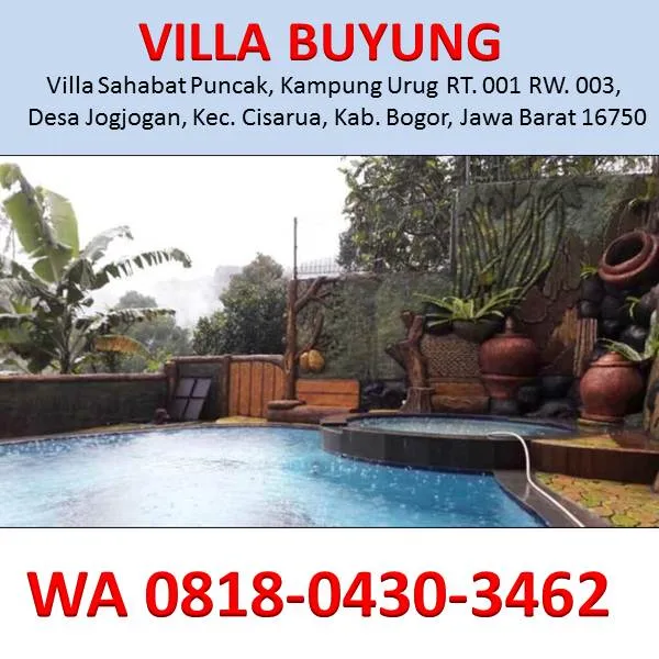 harga villa puncak cisarua bogor