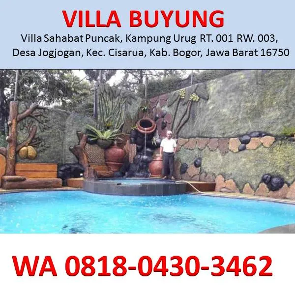 puncak cisarua bogor villa