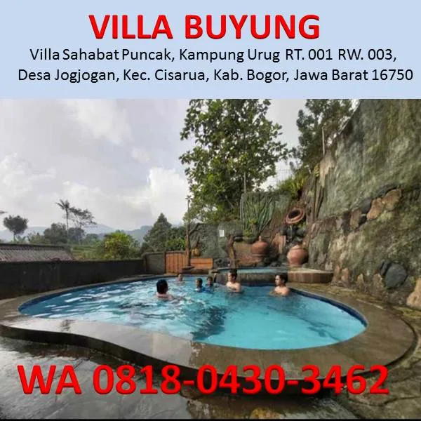 sewa villa di puncak cisarua