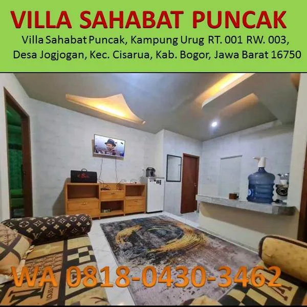 villa sekitar cisarua puncak