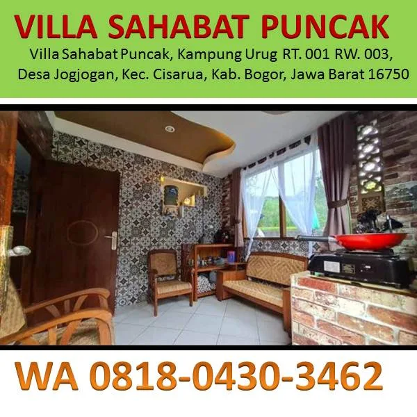 villa terbaik di cisarua puncak